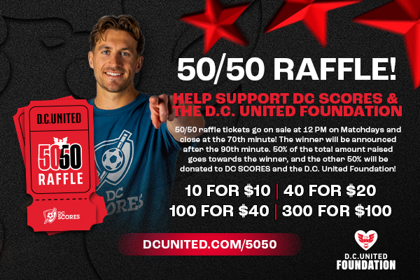 50/50 Raffle is Live! Help Support DC SCORES